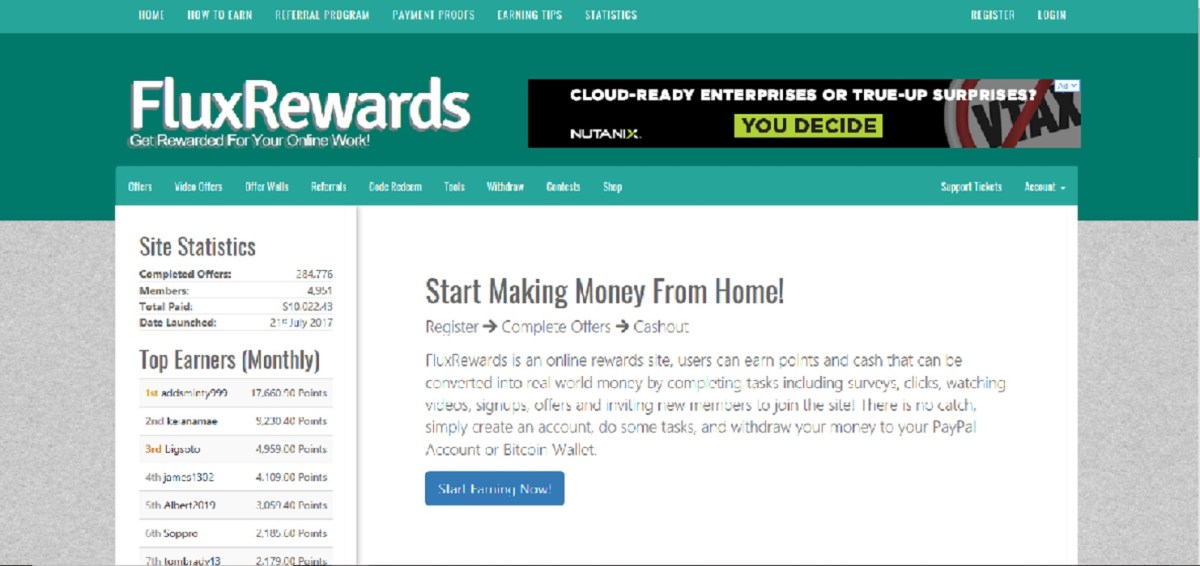 Flux Rewards Review – Legit or Scam – 9 to 5 Work Online