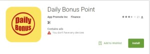 Daily Bonus Point