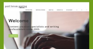 paid forum posting